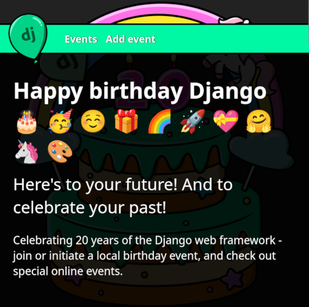 20 лет Django