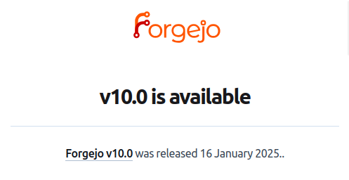 Forgejo v10.0